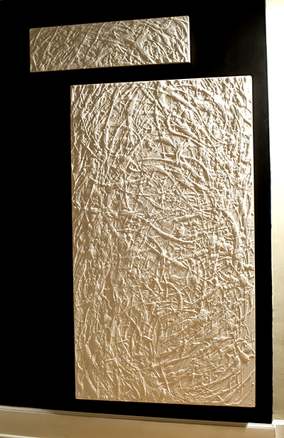 Marble relief Receptor whose destiny is the top art galleries in Hong Kong, London, Paris, Rome and New York City.